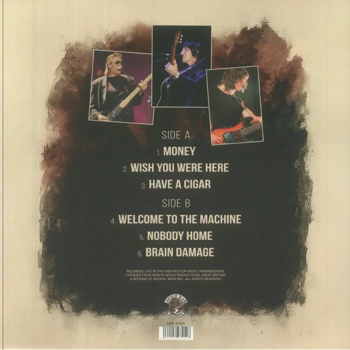 Back cover — Roger WATERS — The Rock N' Roots Of Roger Waters