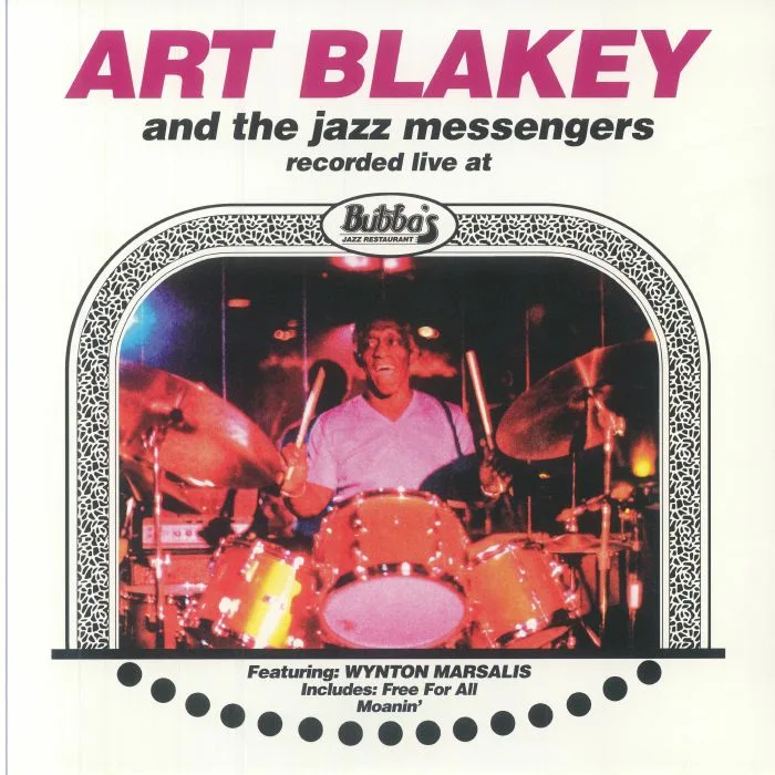 Лицевая сторона обложки — Art BLAKEY & THE JAZZ MESSENFERS — Live At Bubba's 1980 (Record Store Day Black Friday RSD 2024)