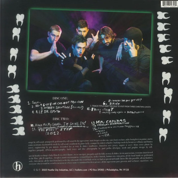 Обратная сторона обложки — Will WOOD / THE TAPEWORMS — The Real Will Wood