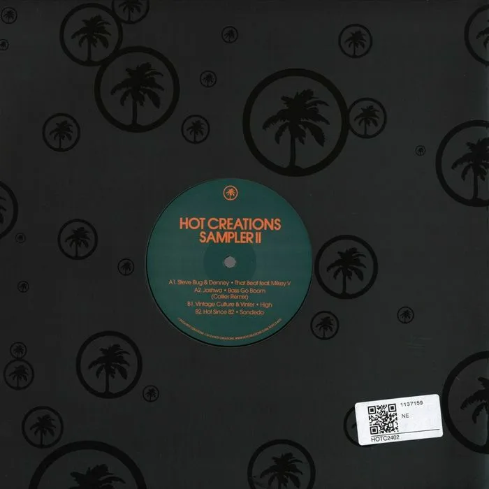 Обратная сторона обложки — Steve BUG / DENNEY / JOSHWA / VINTAGE CULTURE / VINTER / HOT SINCE 82 — Hot Creations Sampler II