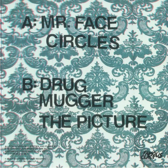 Back cover — Ty SEGALL — Mr Face EP