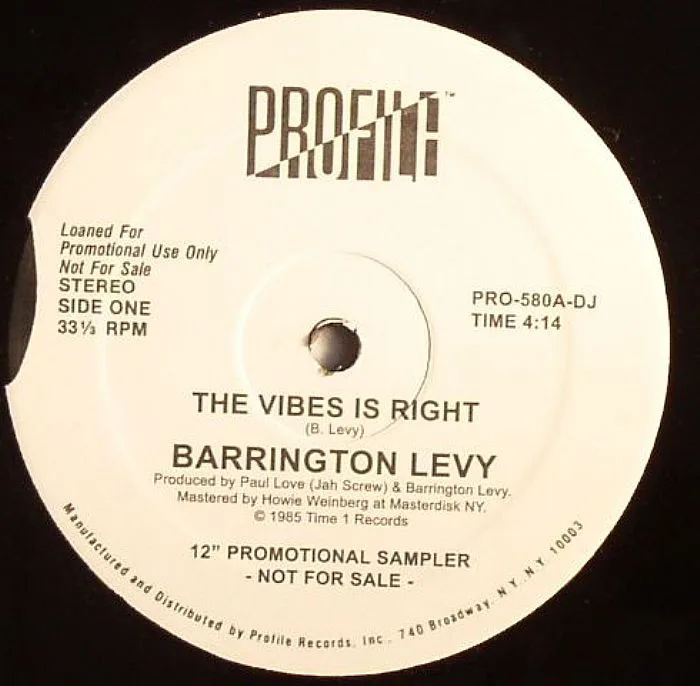 Barrington LEVY — The Vibes Is Right