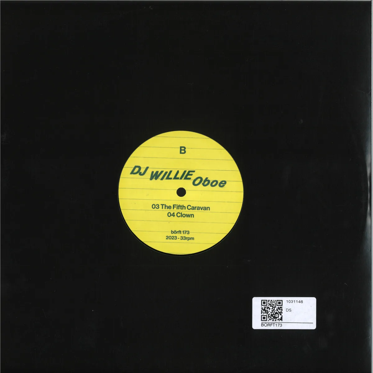 Back cover — Dj Willie Oboe — Clown