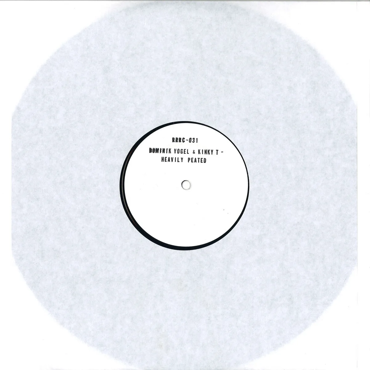 Back cover — Dominik Vogel & Kinky T — Heavily Peated
