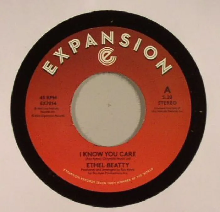 Лицевая сторона обложки — Ethel BEATTY — I Know You Care
