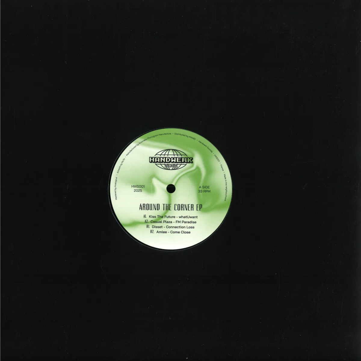 Back cover — Various — Around The Corner EP