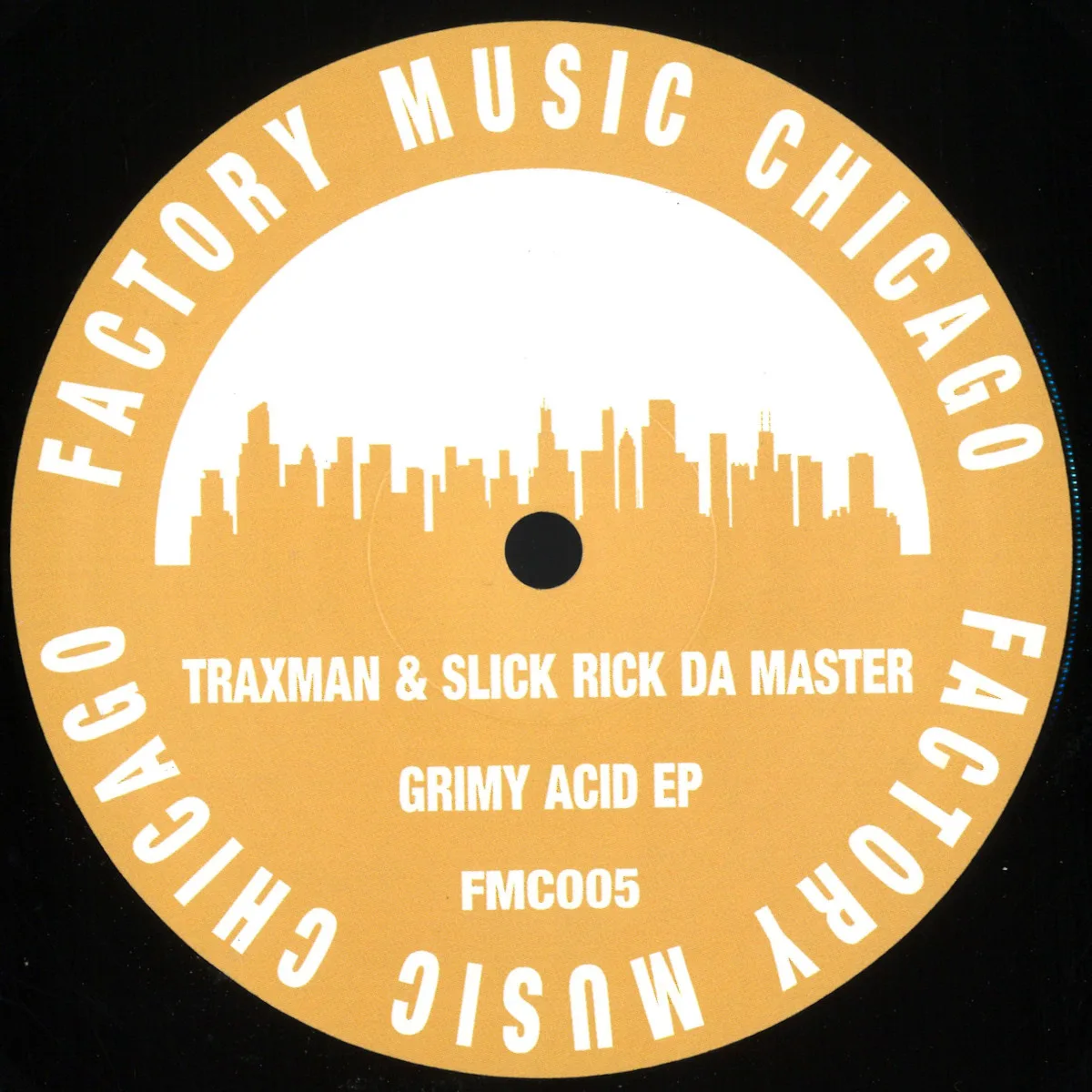 Front cover — Traxman&Slick Rick Da Master — Grimy Acid EP
