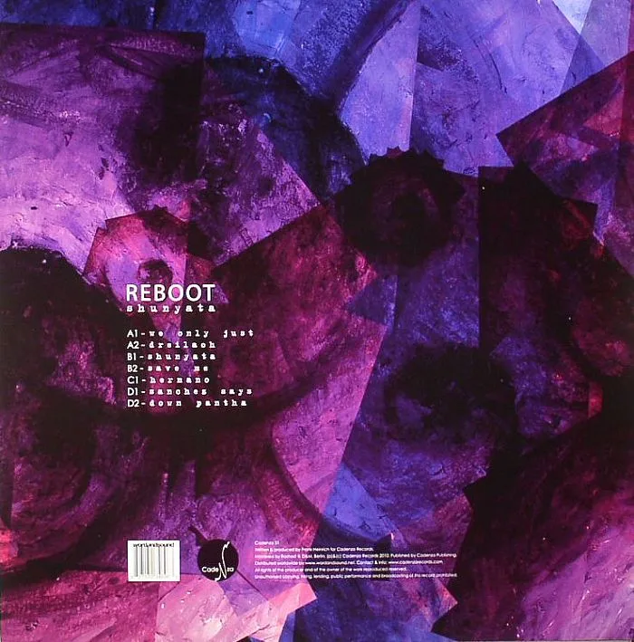 Back cover — REBOOT — Shunyata