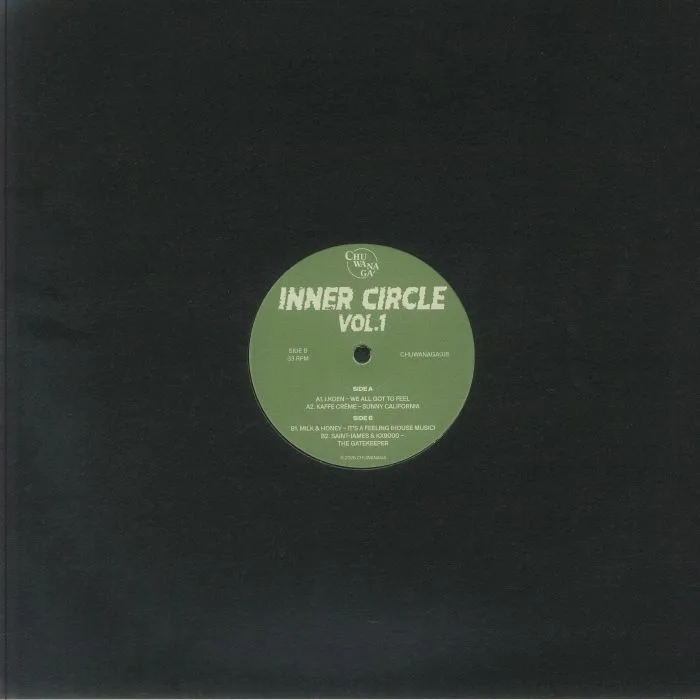 Back cover — J KOEN / KAFFE CREME / MILK & HONEY / SAINT JAMES / KX9000 — Inner Circle Vol 1