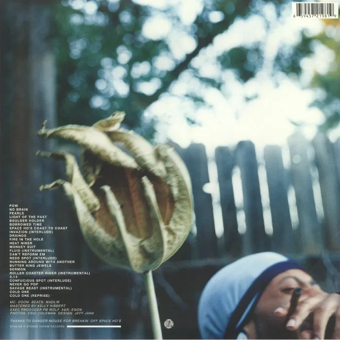 Back cover — MADVILLAIN aka MADLIB / MF DOOM — Madvillainy Remixes