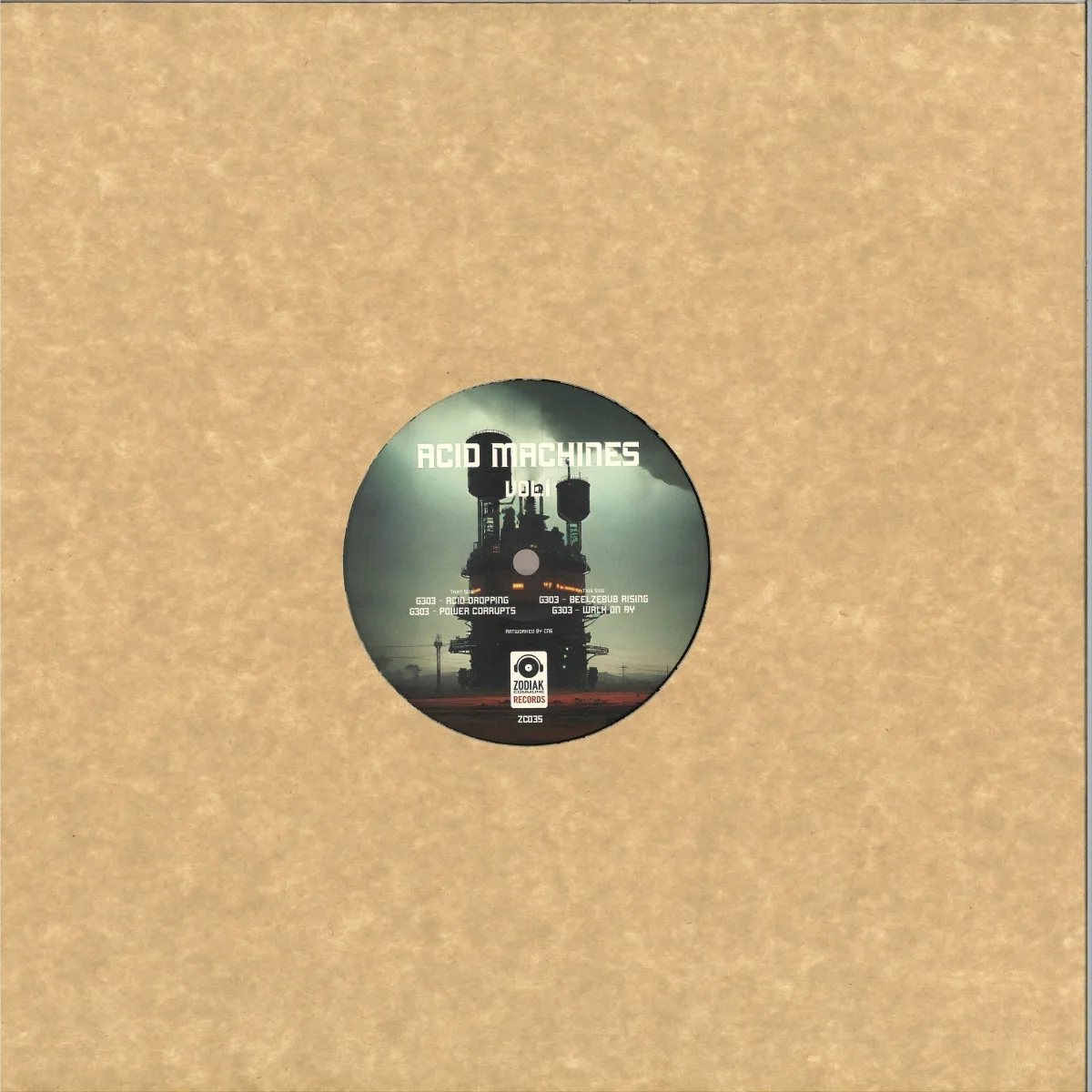 Back cover — G303 — Acid Machines vol.1