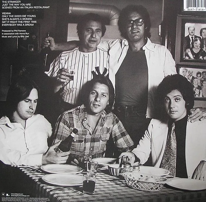 Back cover — Billy JOEL — The Stranger