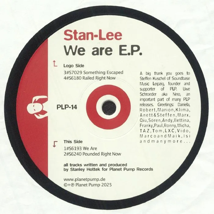 Лицевая сторона обложки — STAN LEE — We Are EP
