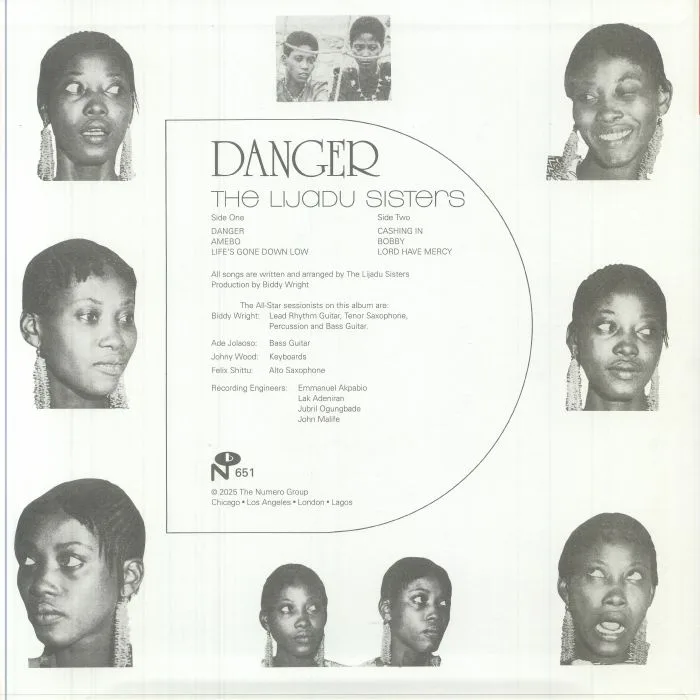 Back cover — The LIJADU SISTERS — Danger