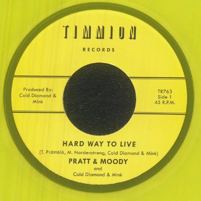 Лицевая сторона обложки — PRATT & MOODY / COLD DIAMOND & MINK — Hard Way To Live