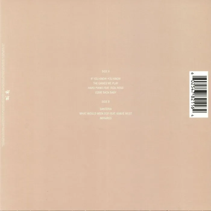 Back cover — PUSHA T — Daytona