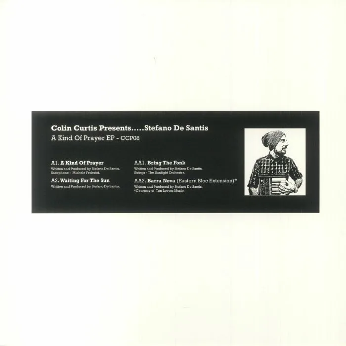 Лицевая сторона обложки — Stefano DE SANTIS — A Kind Of Prayer EP