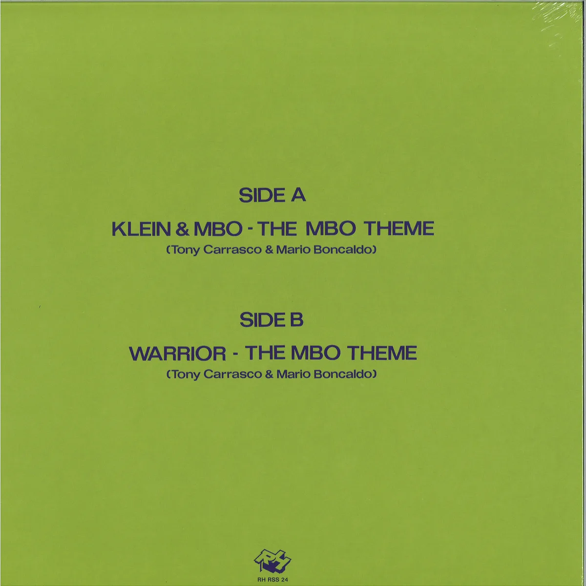 Обратная сторона обложки — Klein&Mbo — The Mbo Theme