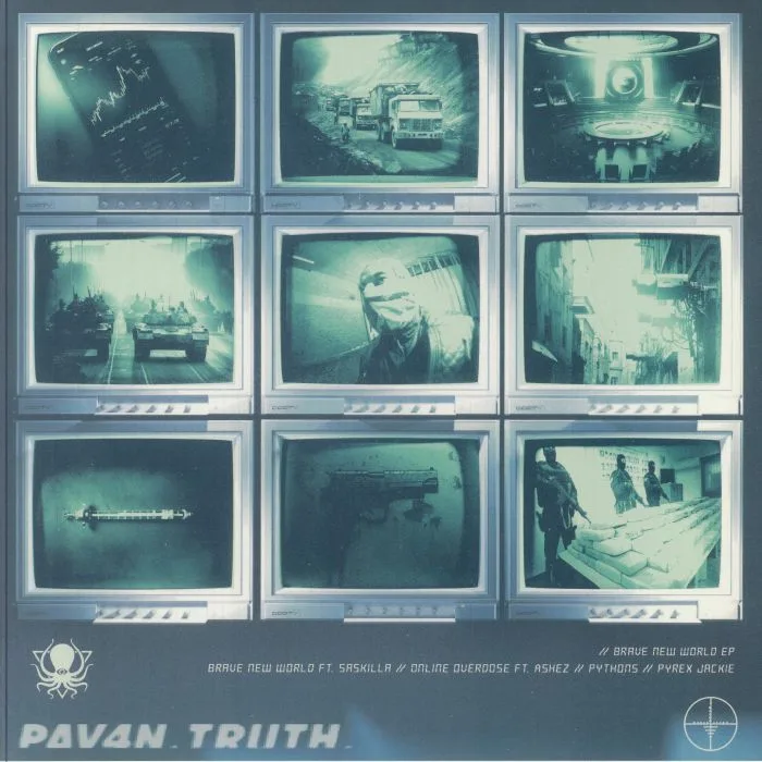 Лицевая сторона обложки — PAV4N / TRUTH — Brave New World EP