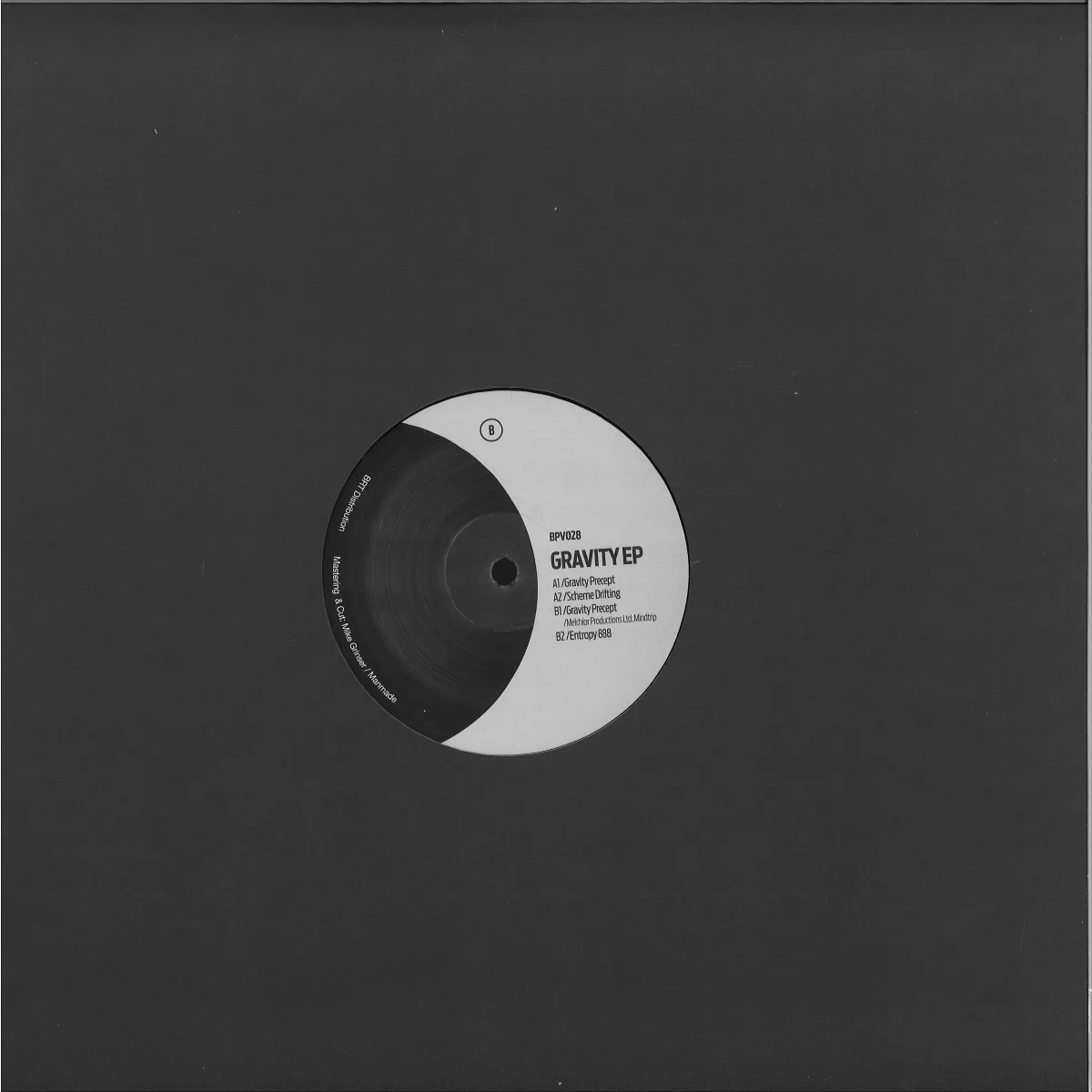 Обратная сторона обложки — Eric — Gravity EP