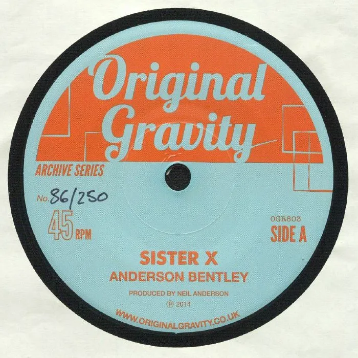 Front cover — Anderson BENTLEY / MELVIN CRAIG — Sister X