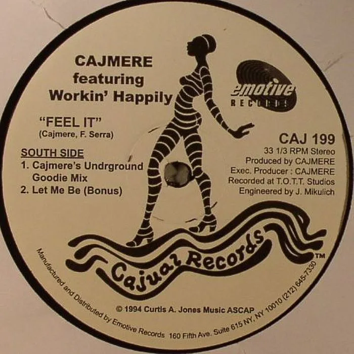 Back cover — Derrick CARTER / CAJMERE — Payment EP