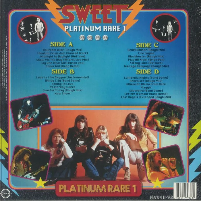 Обратная сторона обложки — SWEET — Platinum Rare 1