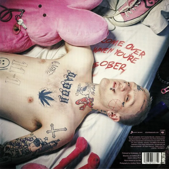 Back cover — LIL PEEP — Come Over When You're Sober Part 1 & 2
