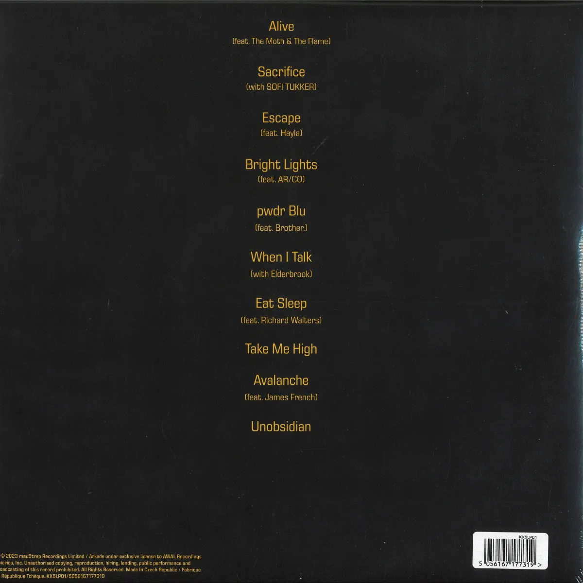 Back cover — Kx5 — Kx5 2x12"