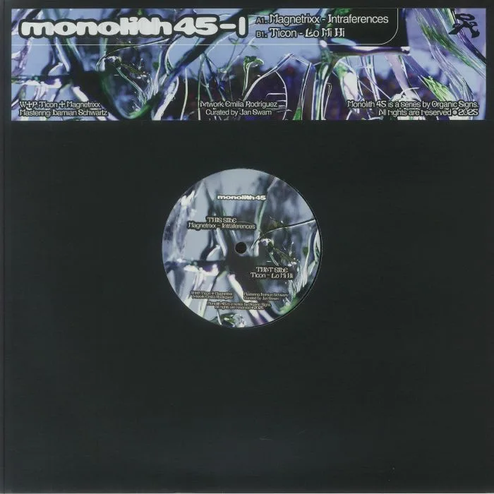 Лицевая сторона обложки — MAGNETRIX / TICON — Monolith 45 Series