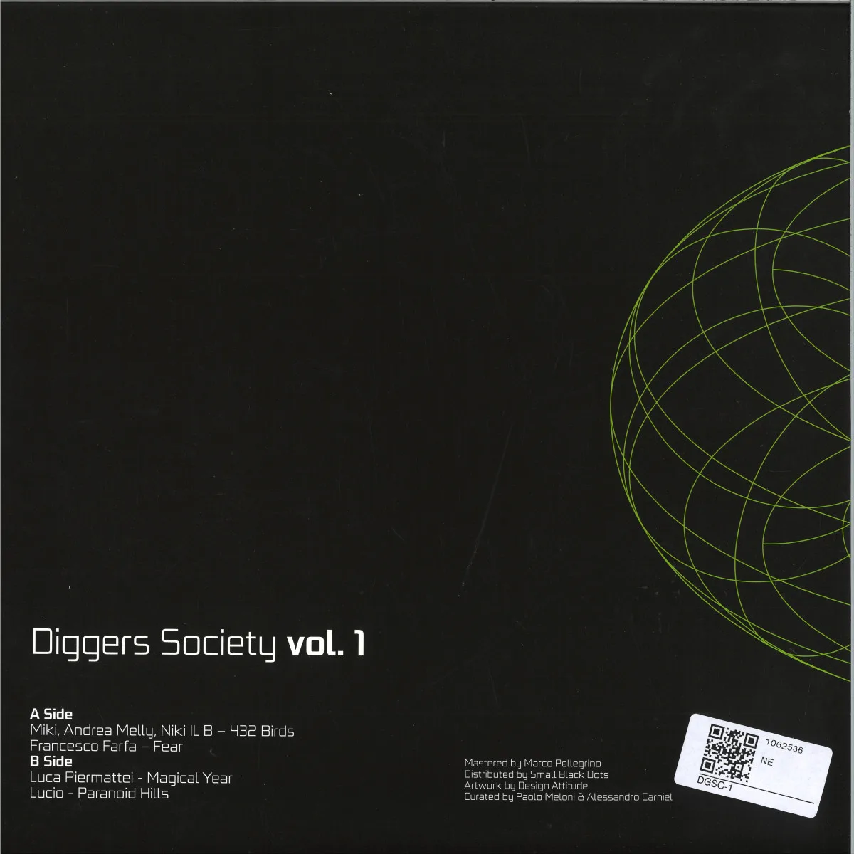 Обратная сторона обложки — Various — Diggers Society Vol.1