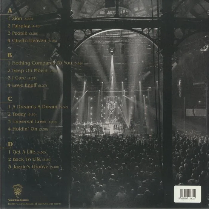 Обратная сторона обложки — SOUL II SOUL — Live At The Roundhouse