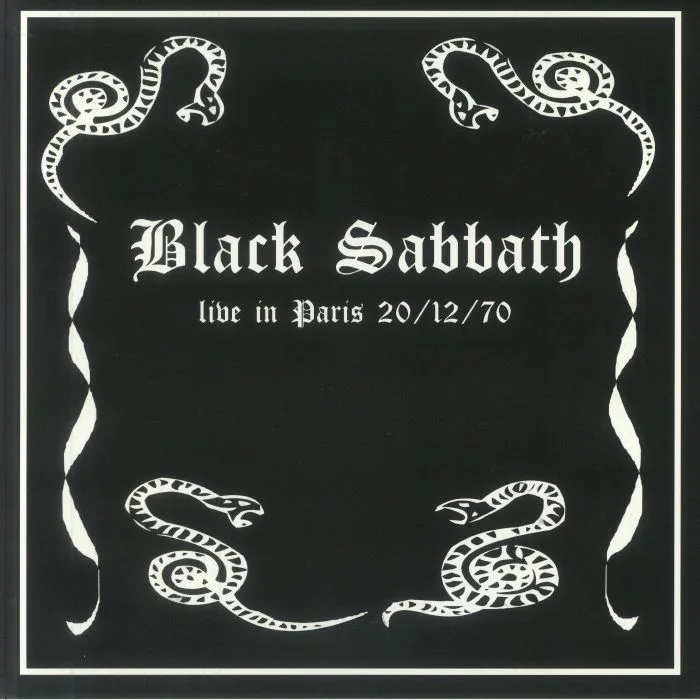 BLACK SABBATH — Live In Paris 20 / 12 / 70