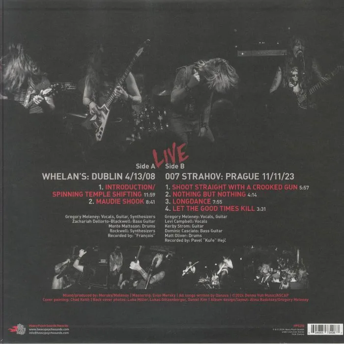 Back cover — DANAVA — Live