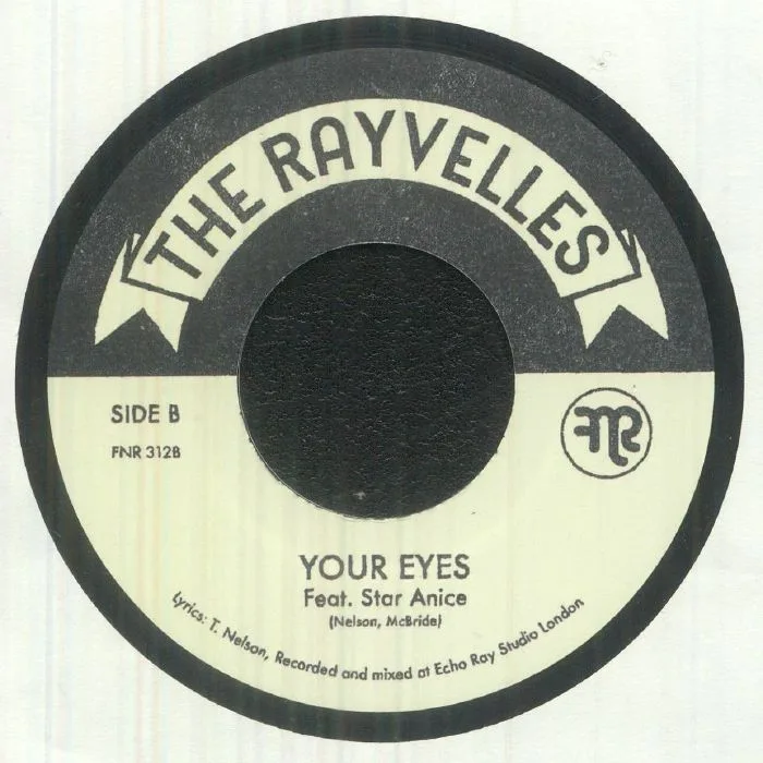 Back cover — The RAYVELLES feat STAR ANICE — One Black Candle