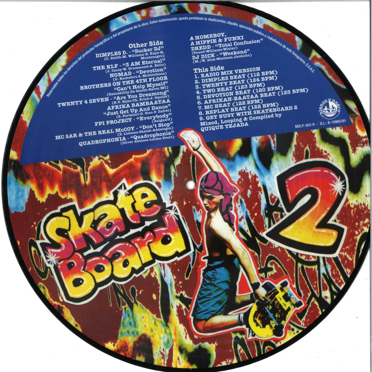Обратная сторона обложки — Various — Skate Board 2 Mix