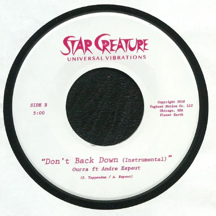 Back cover — OURRA feat ANDRE ESPEUT — Don't Back Down