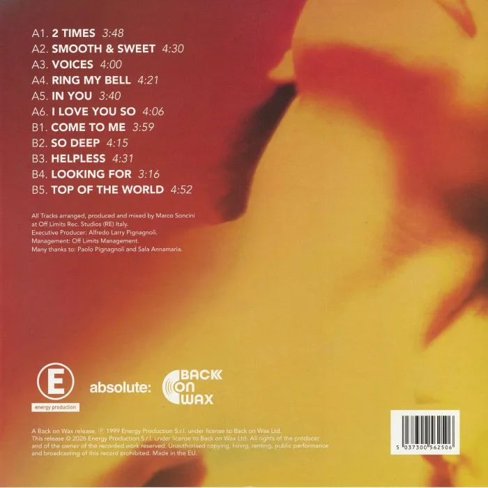 Back cover — Ann LEE — Dreams (reissue)