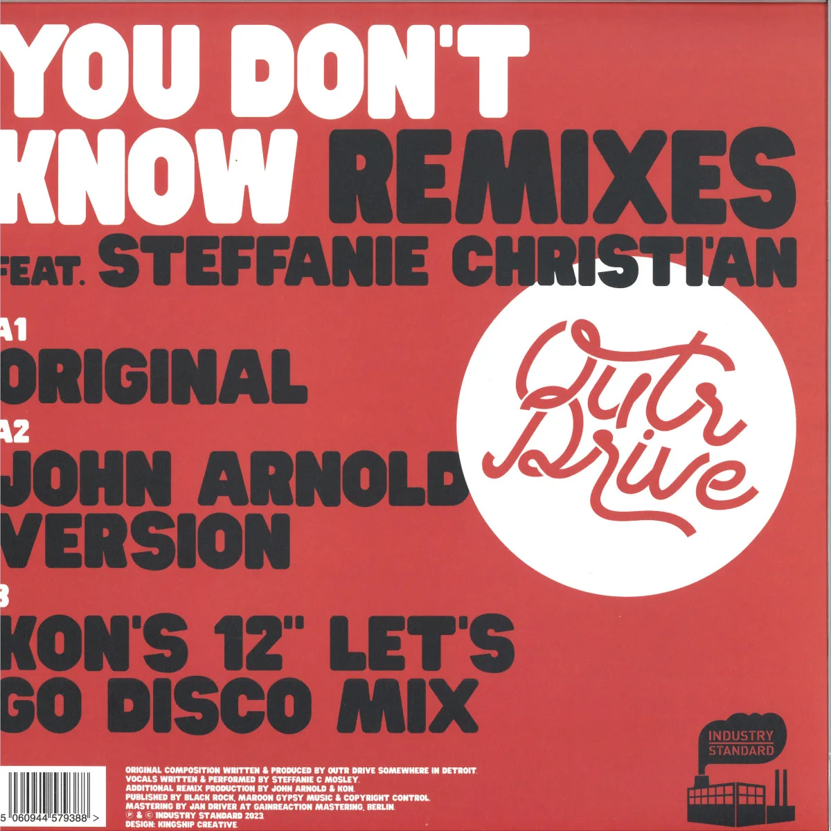 Обратная сторона обложки — Outr Drivefeat.Stephanie Christi'an — You Don't Know