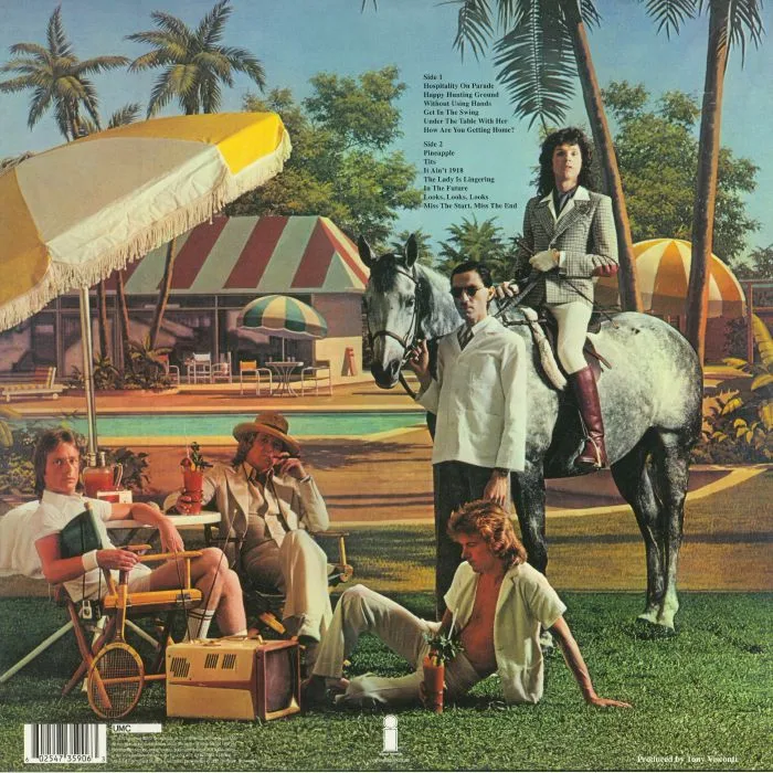 Обратная сторона обложки — SPARKS — Indiscreet (reissue)