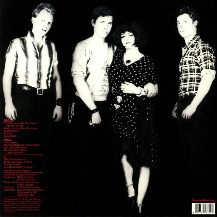 Обратная сторона обложки — X — Los Angeles (35th Anniversary Edition)