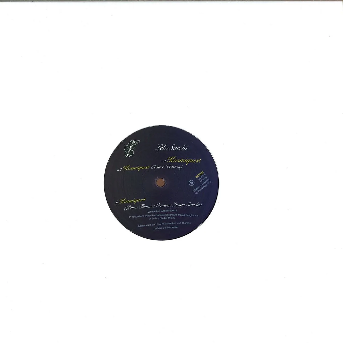 Back cover — Lele Sacchi — Kosmiquest, Lauer & Prins Thomas Version