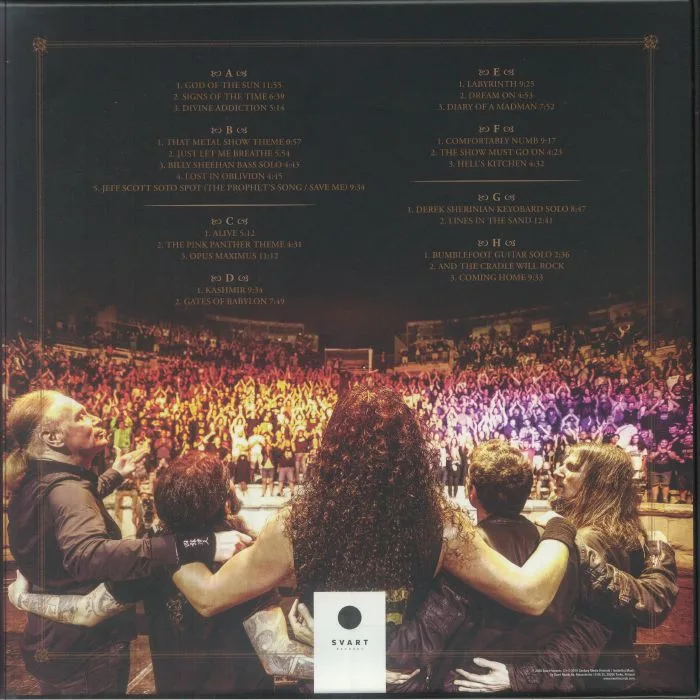 Back cover — SONS OF APOLLO — Live With The Plovdiv Psychotic Symphony