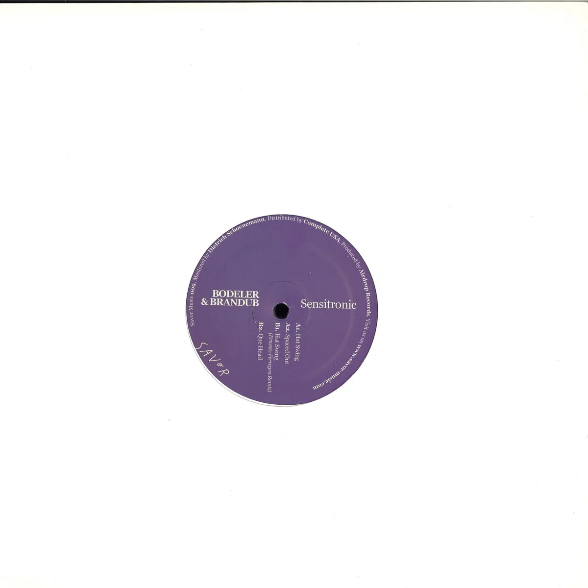 Back cover — Bodeler&Brandub — Sensitronic
