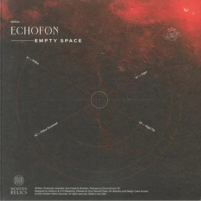 Обратная сторона обложки — ECHOFON — Empty Space EP