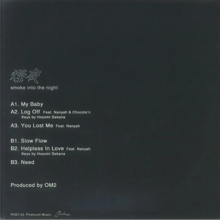 Back cover — OM2 — Smoke Into The Night