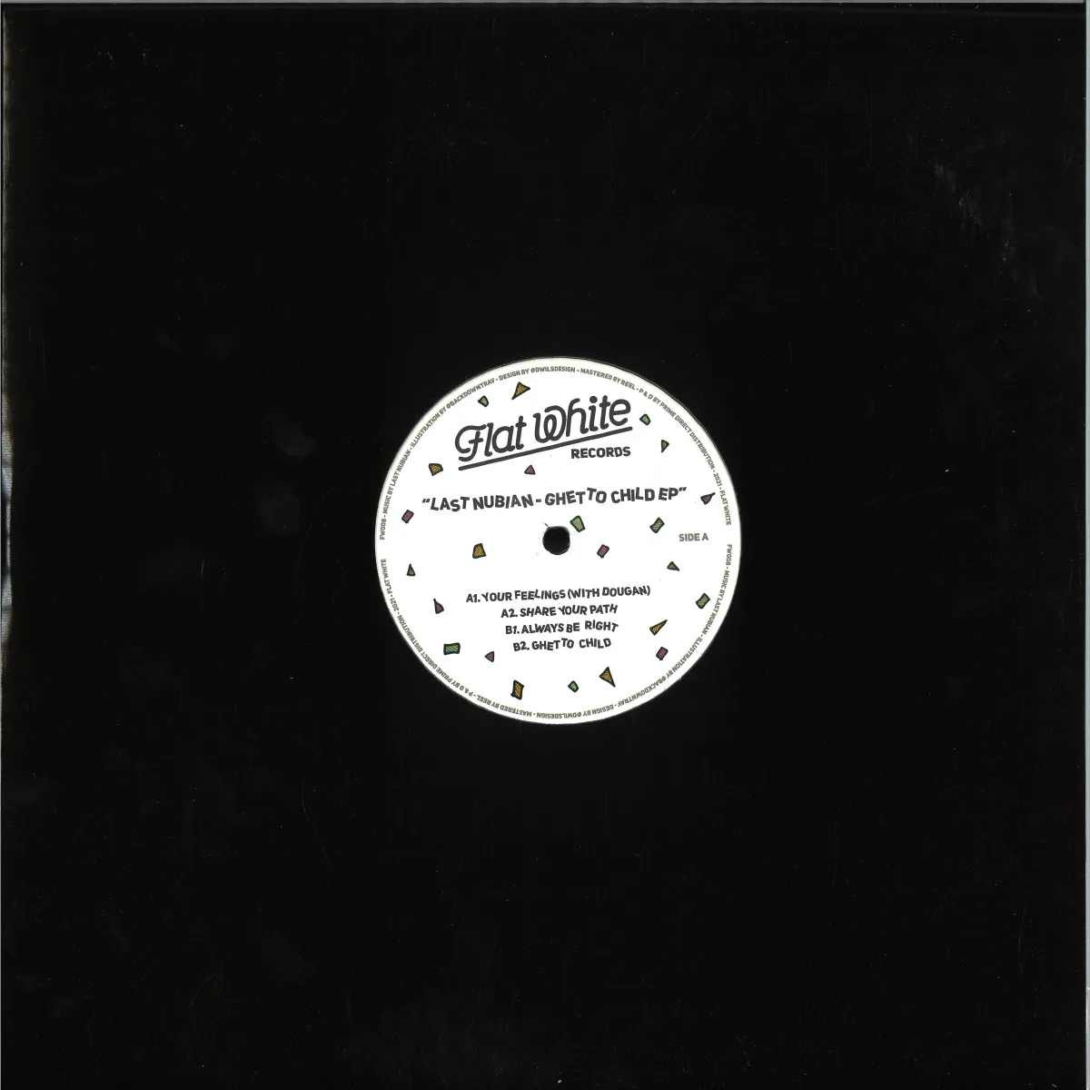 Обратная сторона обложки — Last Nubian — Ghetto Child EP