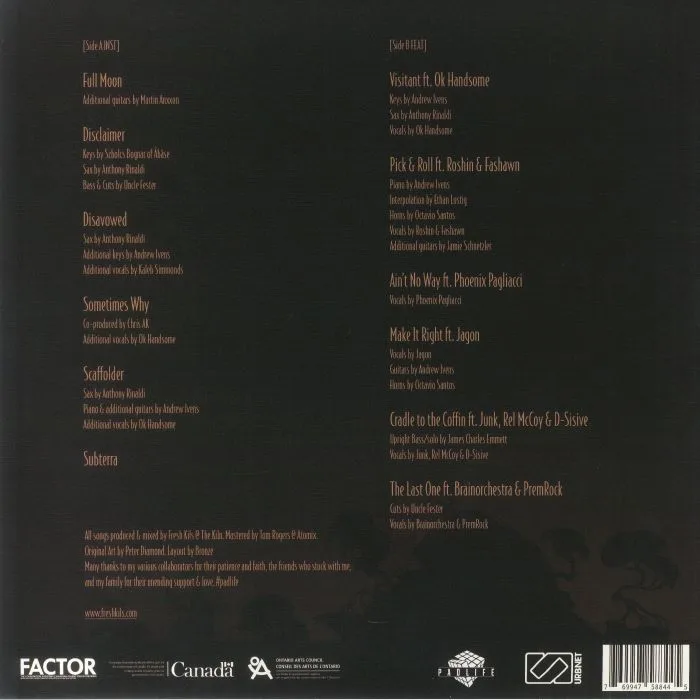 Back cover — FRESH KILS — Disclaimer