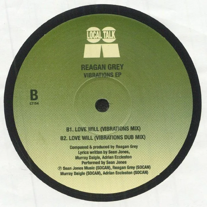 Обратная сторона обложки — Reagan GREY — Vibrations EP