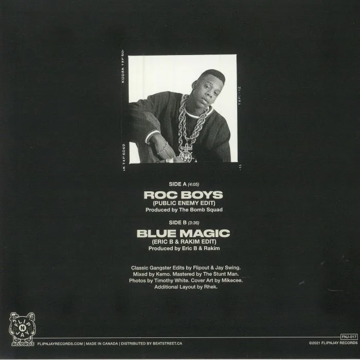 Back cover — JAY Z / FLIPOUT / JAYSWING — Roc Boys
